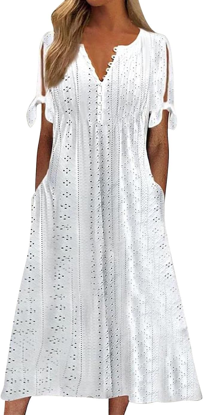 Vestido Boho Ruby para Mujer – Estilo Floral, Corte Fluido y Tejido Ligero de Verano