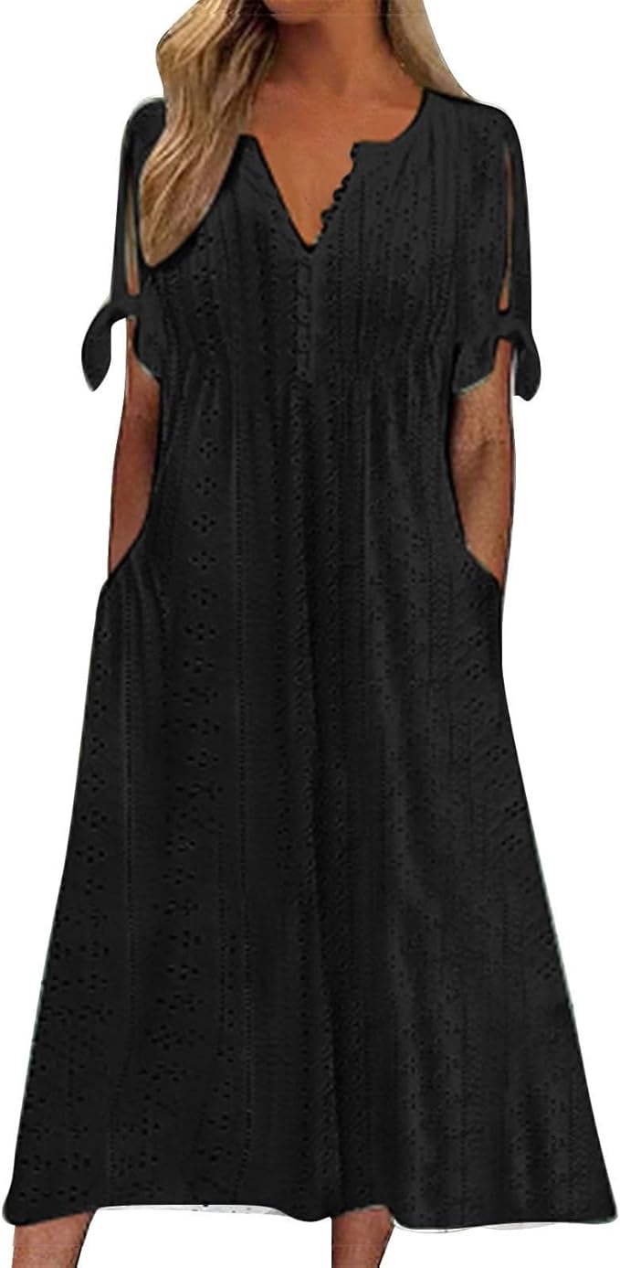 Vestido Boho Ruby para Mujer – Estilo Floral, Corte Fluido y Tejido Ligero de Verano