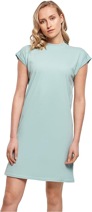 Camiseta Vestido Ayla para Mujer – Hombros Caídos, Algodón Suave y Estilo Casual Moderno