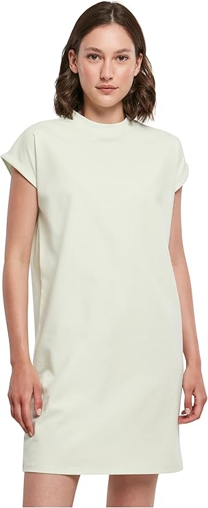 Camiseta Vestido Ayla para Mujer – Hombros Caídos, Algodón Suave y Estilo Casual Moderno