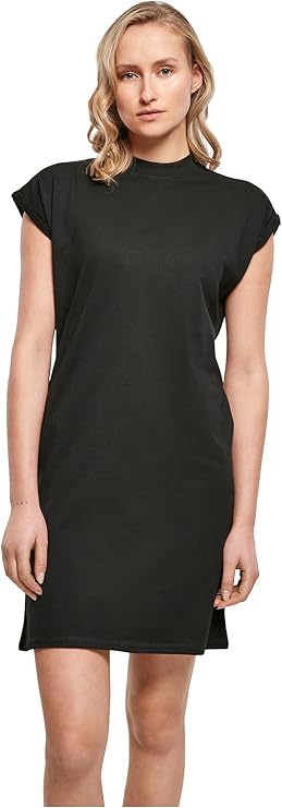 Camiseta Vestido Ayla para Mujer – Hombros Caídos, Algodón Suave y Estilo Casual Moderno