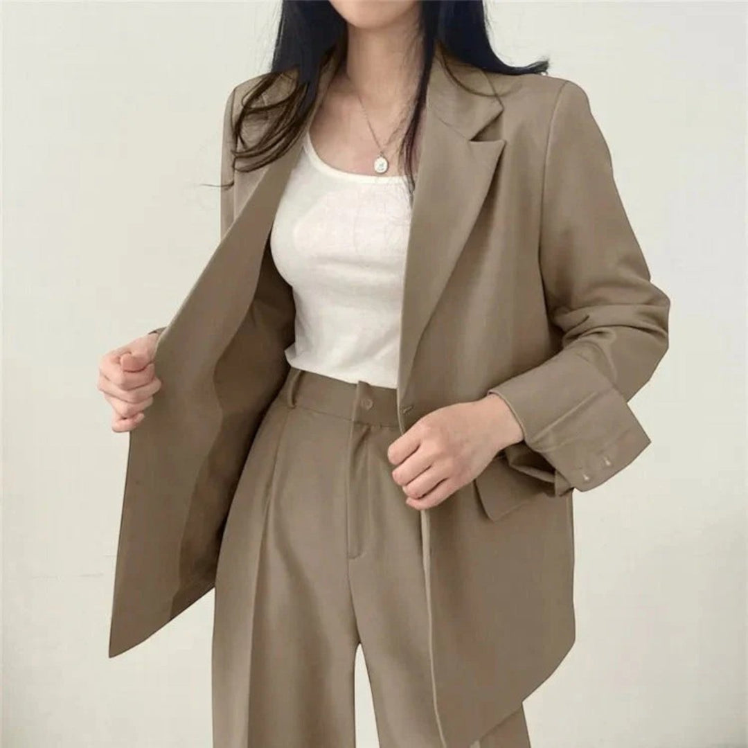 Yasmine | Dámsky oversize casual blejzer komplet