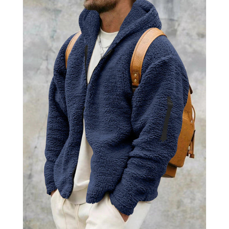 Finley Glacier Thermo-Shirt mit Reißverschluss für Herren – Warmer Kapuzenpullover mit weichem Futter