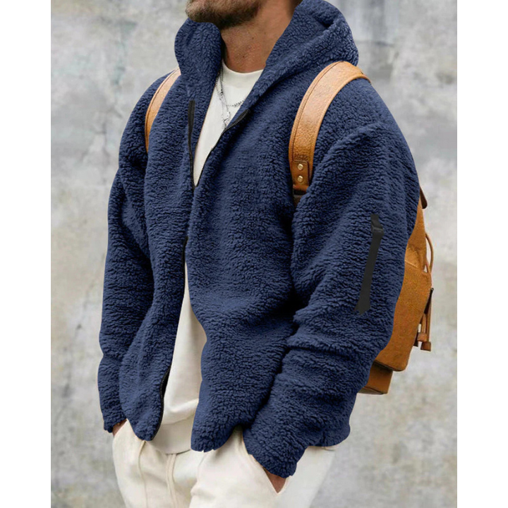 Finley Glacier Thermo-Shirt mit Reißverschluss für Herren – Warmer Kapuzenpullover mit weichem Futter
