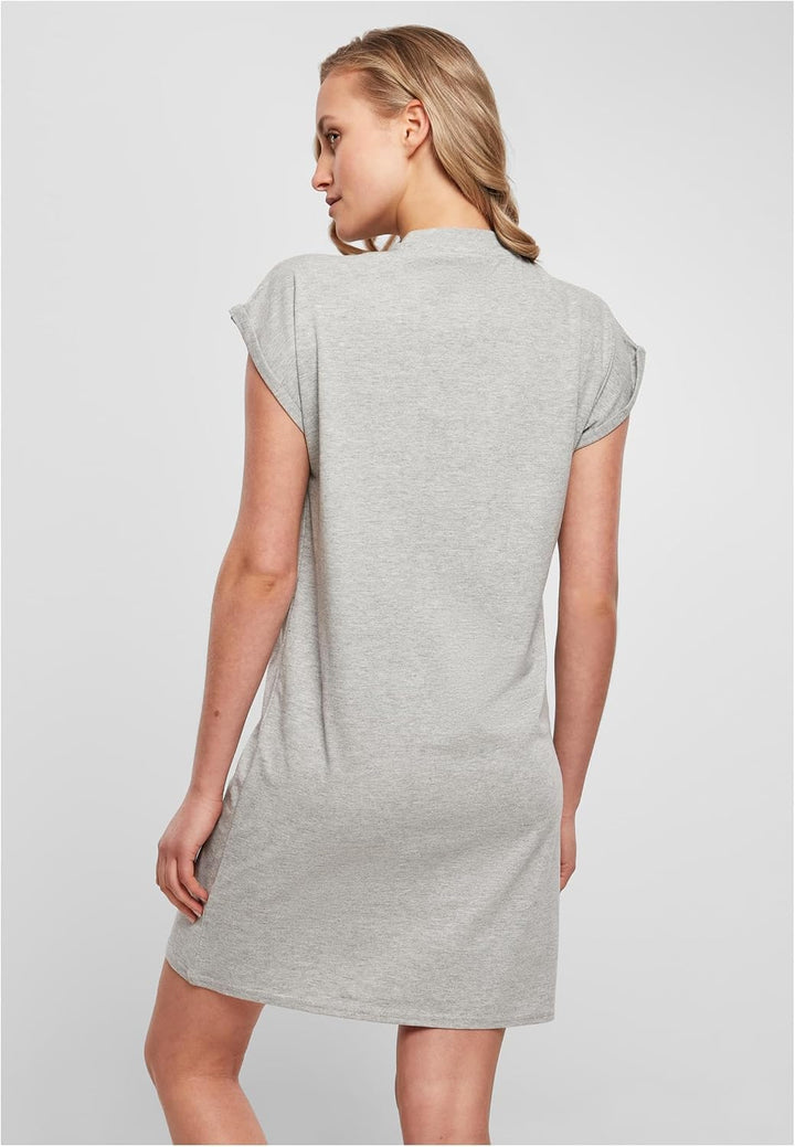 Camiseta Vestido Ayla para Mujer – Hombros Caídos, Algodón Suave y Estilo Casual Moderno