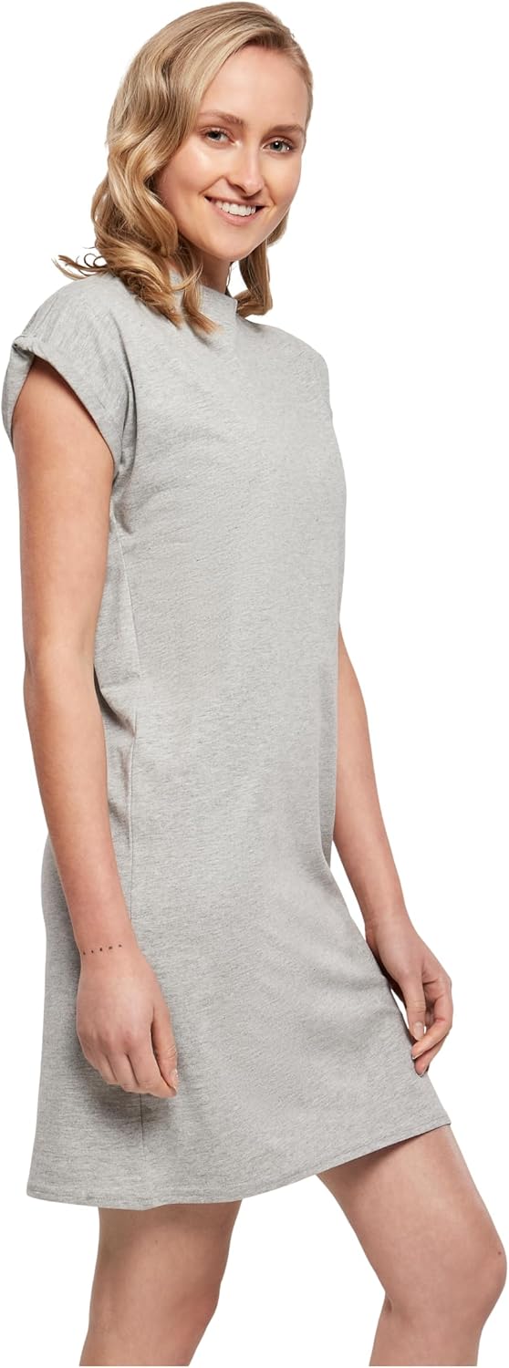 Camiseta Vestido Ayla para Mujer – Hombros Caídos, Algodón Suave y Estilo Casual Moderno