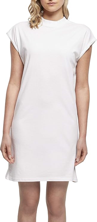 Camiseta Vestido Ayla para Mujer – Hombros Caídos, Algodón Suave y Estilo Casual Moderno