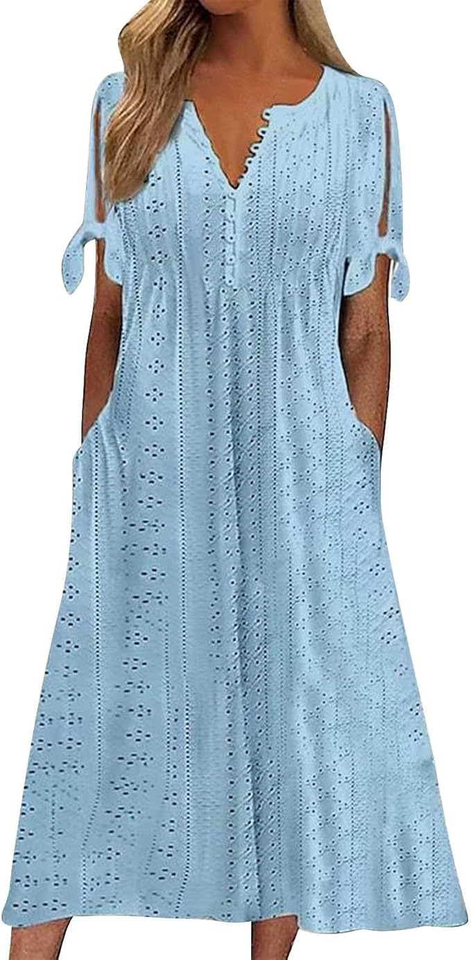 Vestido Boho Ruby para Mujer – Estilo Floral, Corte Fluido y Tejido Ligero de Verano