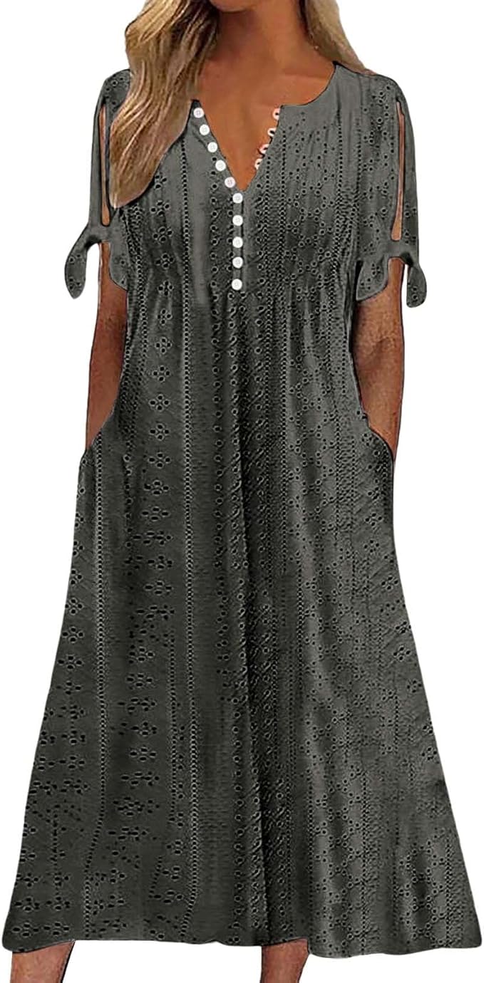 Vestido Boho Ruby para Mujer – Estilo Floral, Corte Fluido y Tejido Ligero de Verano