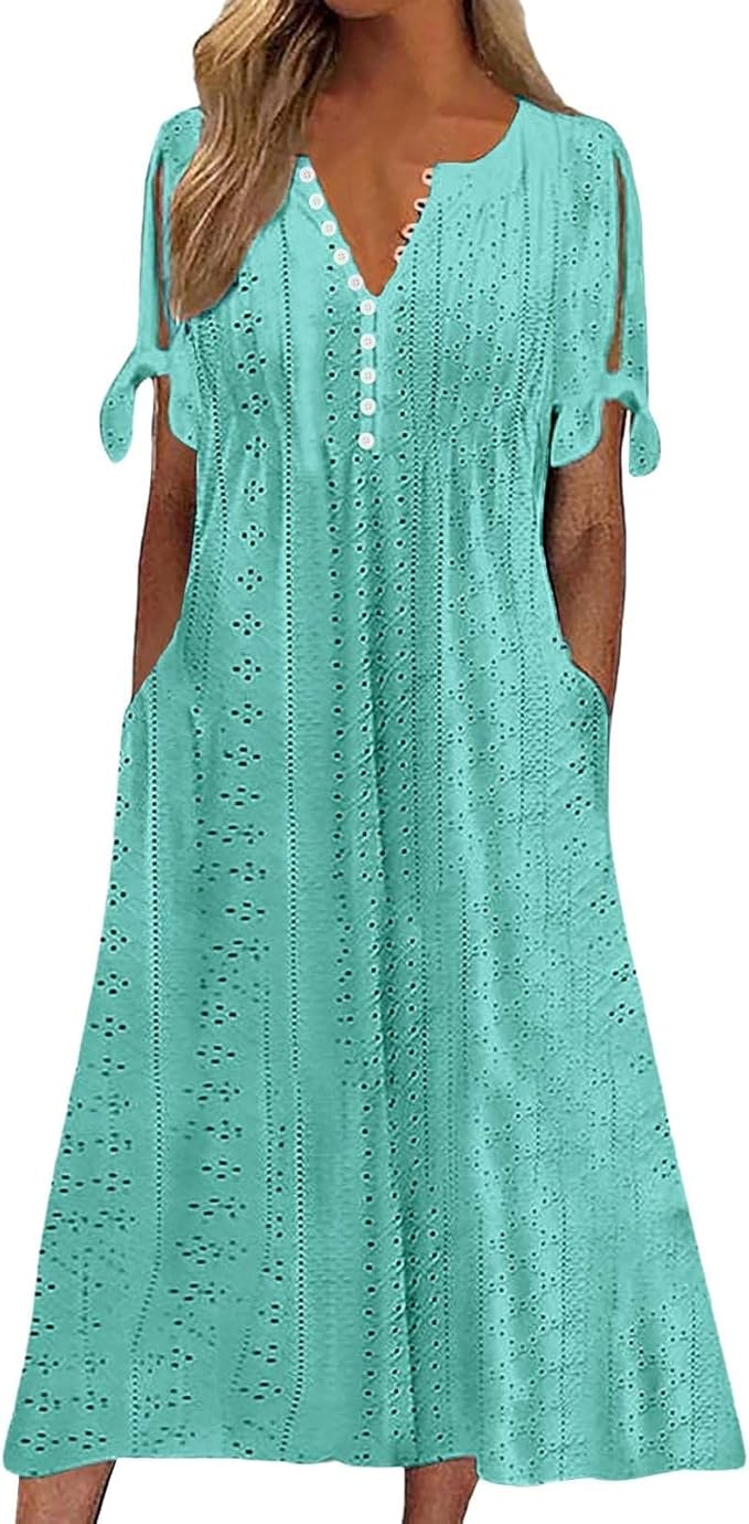 Vestido Boho Ruby para Mujer – Estilo Floral, Corte Fluido y Tejido Ligero de Verano