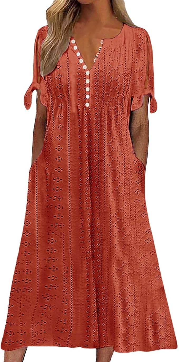 Vestido Boho Ruby para Mujer – Estilo Floral, Corte Fluido y Tejido Ligero de Verano