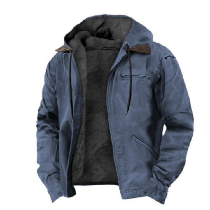 Veste d'hiver à capuche pour homme | Manches longues