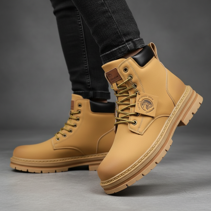 Leandro Zapatos Hombre Invierno – Botas Antideslizantes Impermeables con Soporte y Comodidad