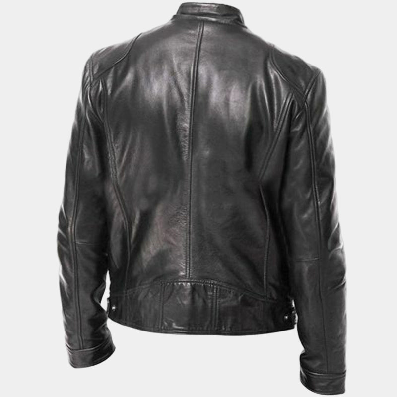 Jamme Chaqueta de Piel para Hombre – Diseño Resistente, Ajuste Cómodo y Estilo Versátil