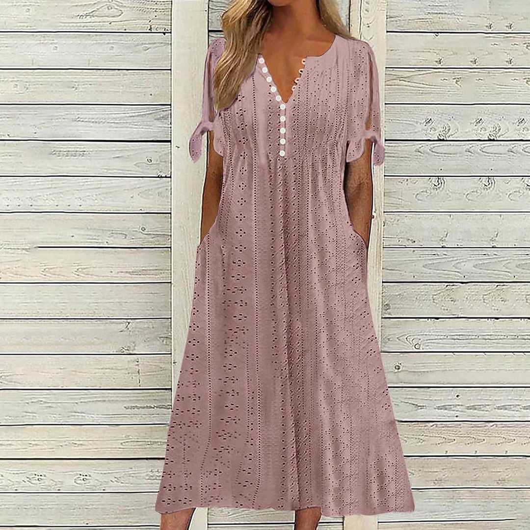 Vestido Boho Ruby para Mujer – Estilo Floral, Corte Fluido y Tejido Ligero de Verano