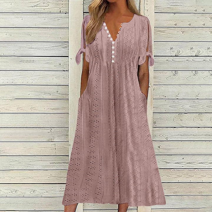 Vestido Boho Ruby para Mujer – Estilo Floral, Corte Fluido y Tejido Ligero de Verano