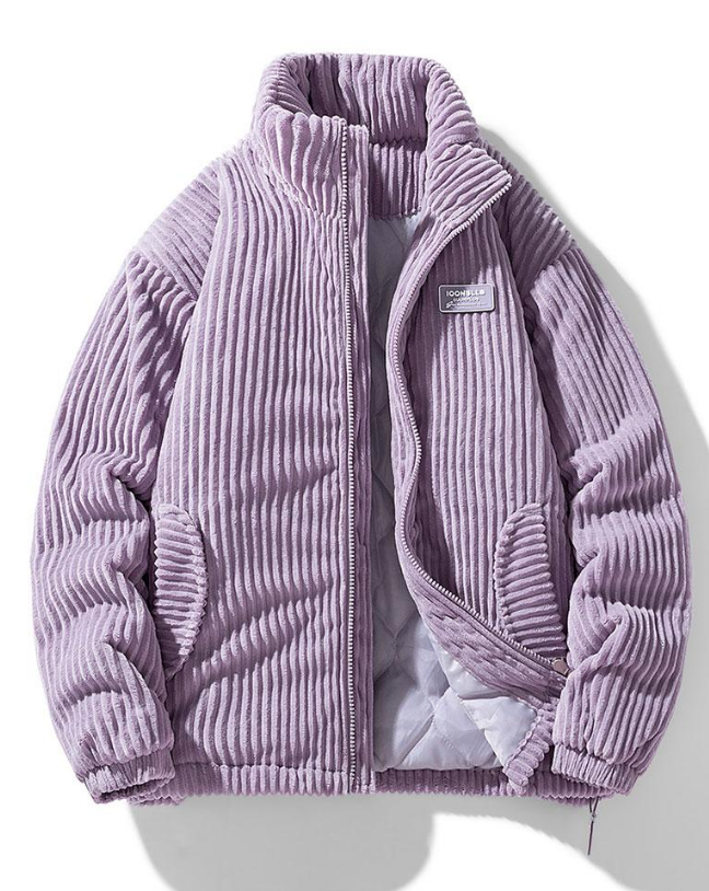 Vion Veste Homme en Velours Côtelé – Veste Chaude Slim Fit avec Design Élégant et Moderne