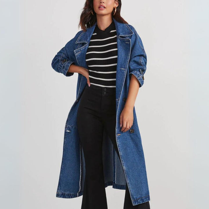 Trench en jean pour femme | Longue