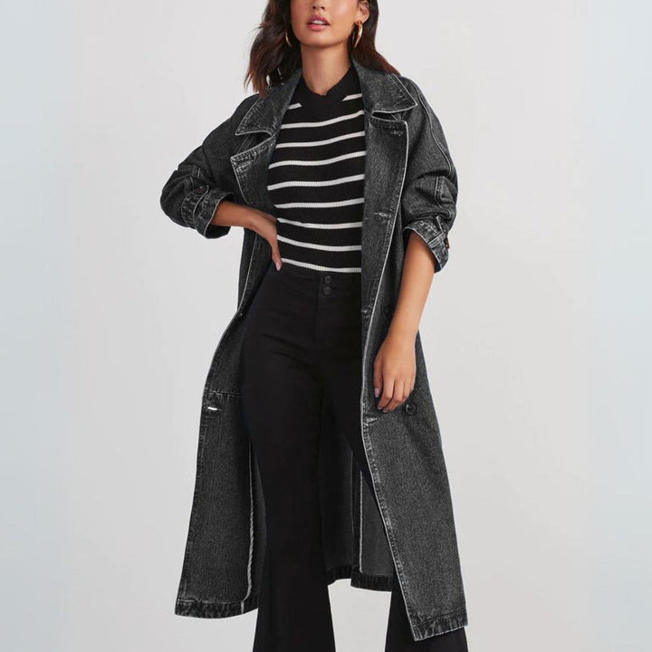 Trench en jean pour femme | Longue
