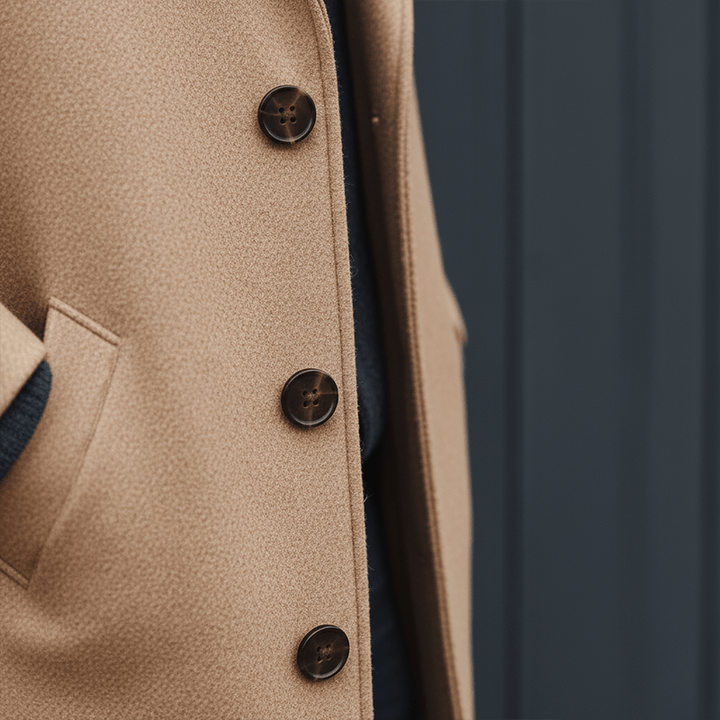 Aiden Cappotto Homme en Laine Mi-Long – Élégance Classique avec Coupe Moderne