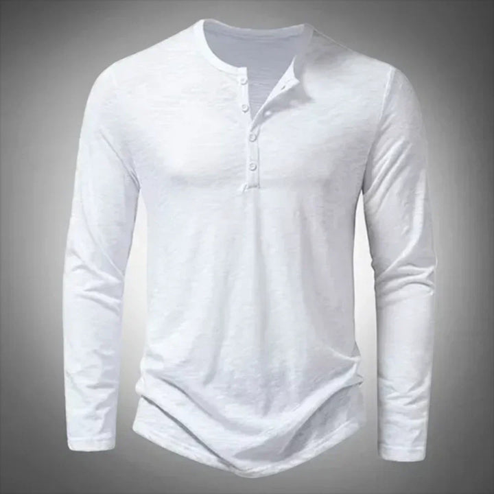 Pascal | Męski T-shirt Casual | Długi Rękaw