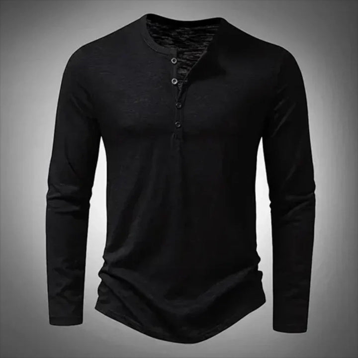 Pascal | Męski T-shirt Casual | Długi Rękaw