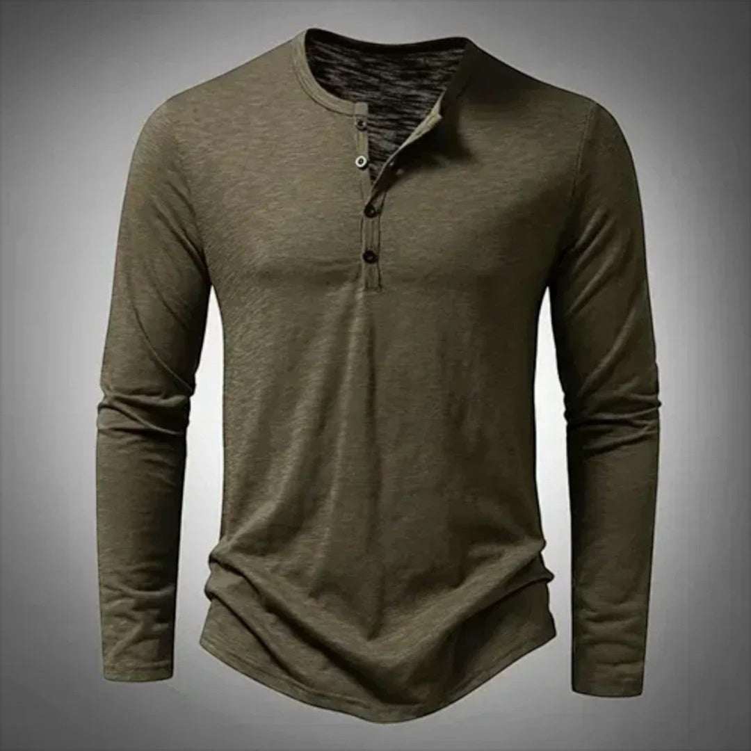Pascal | Męski T-shirt Casual | Długi Rękaw