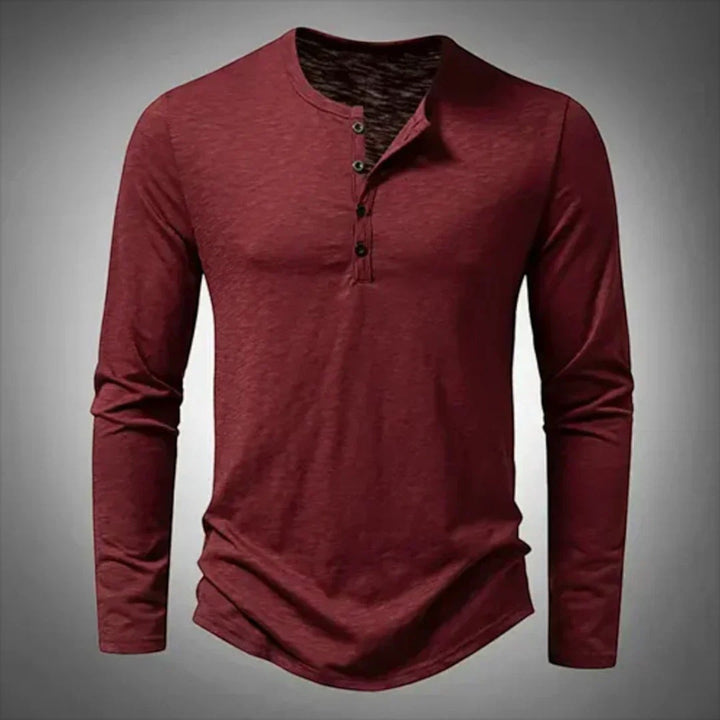 Pascal | Męski T-shirt Casual | Długi Rękaw