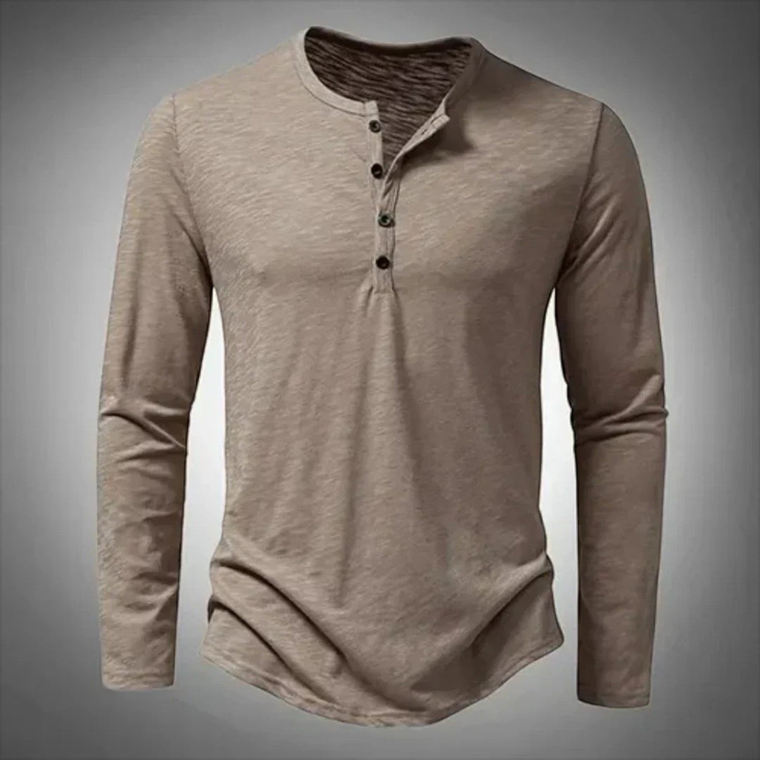 Pascal | Męski T-shirt Casual | Długi Rękaw