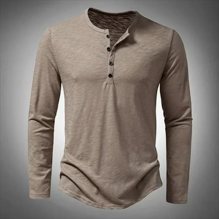 Pascal | Męski T-shirt Casual | Długi Rękaw