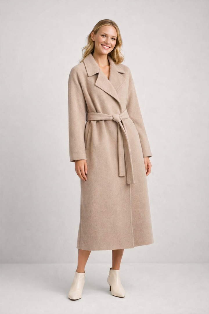 Talitha Cappotto Donna Lungo in Misto Lana – Elegante, Caldo e Stile Senza Tempo