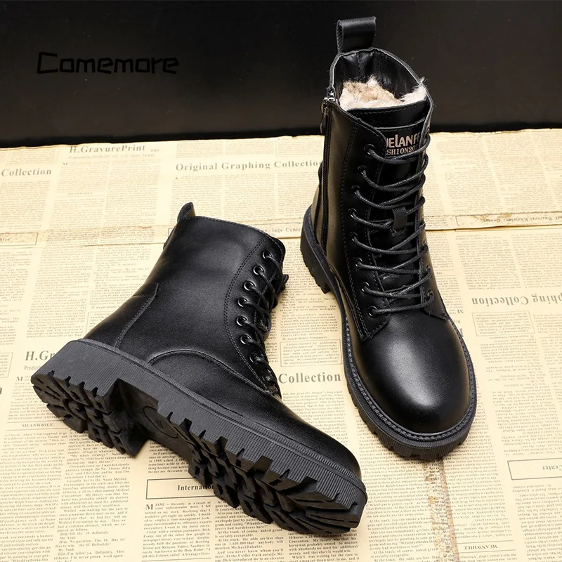 Laura | Damen Winterstiefel aus Leder – Warme Fütterung mit rutschfester Sohle