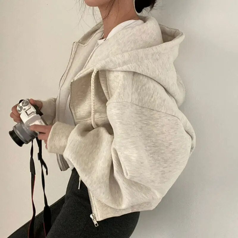 Damegenser med glidelås | Oversize