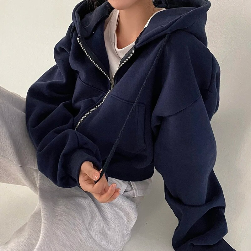 Damegenser med glidelås | Oversize