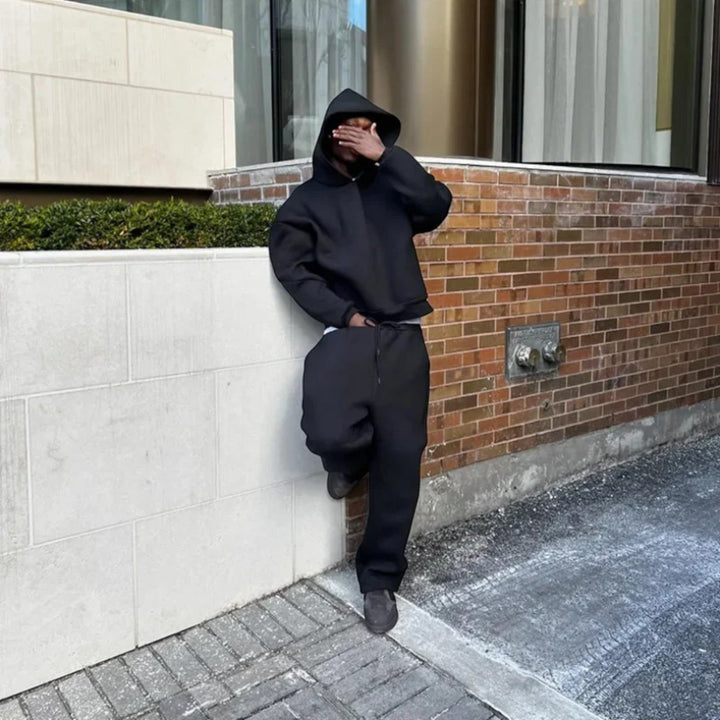 Jason | Set Casual Con Cappuccio A Due Pezzi | Oversize