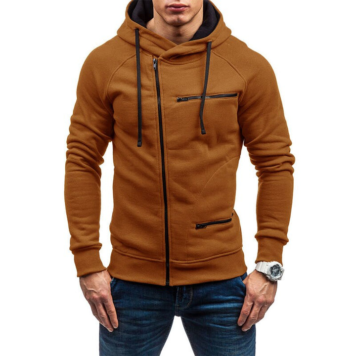 Levi Felpa con Zip Uomo Vardi – Hoodie Slim Fit in Poliestere con Design Casual