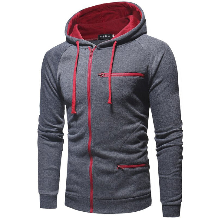 Levi Felpa con Zip Uomo Vardi – Hoodie Slim Fit in Poliestere con Design Casual