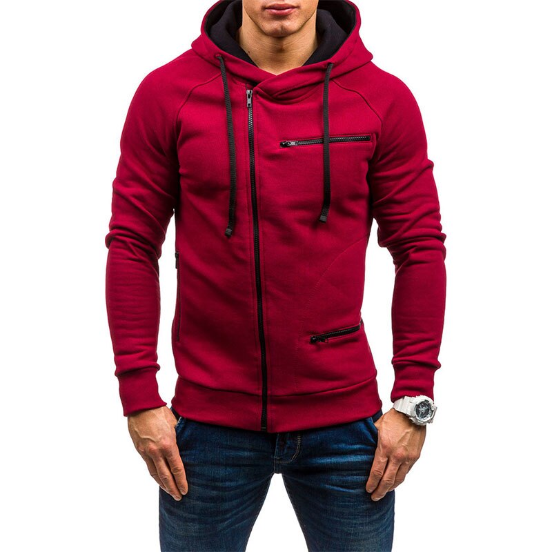 Levi Felpa con Zip Uomo Vardi – Hoodie Slim Fit in Poliestere con Design Casual
