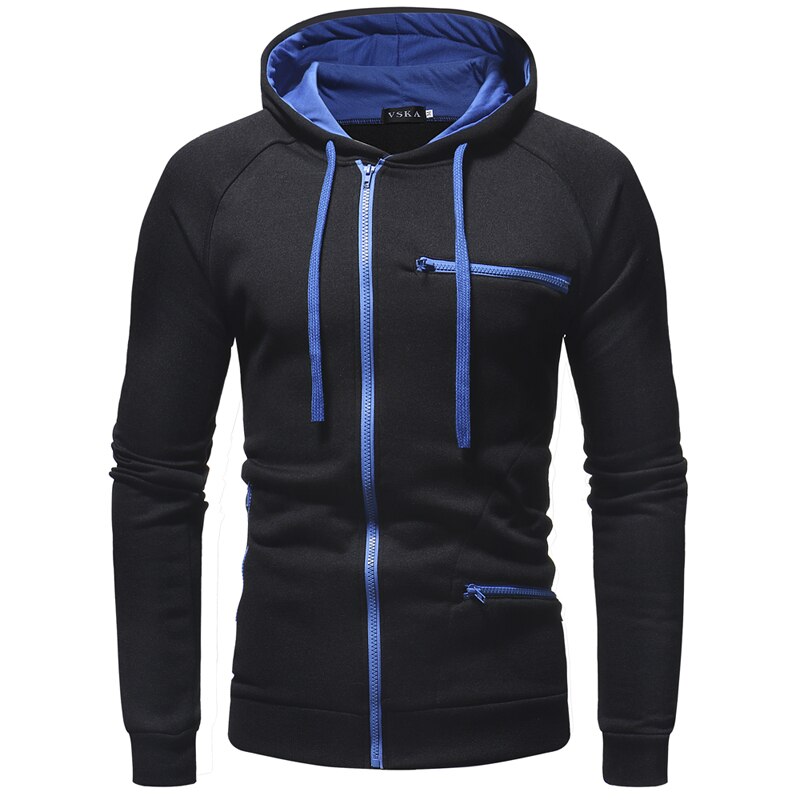 Levi Felpa con Zip Uomo Vardi – Hoodie Slim Fit in Poliestere con Design Casual