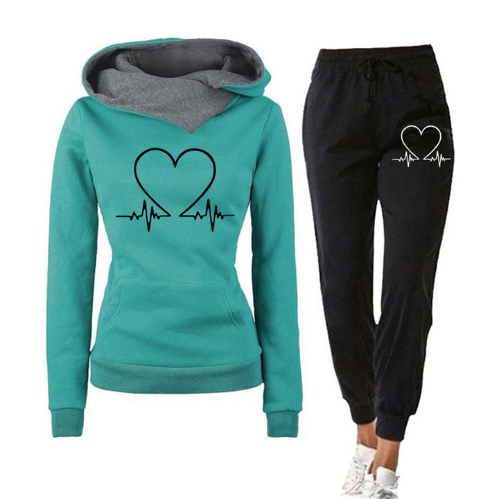 Damen Kapuzenpullover und Hose | Herzschlag