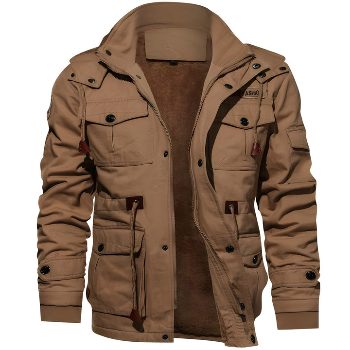 Men's Outdoor Jacket With Pockets | Winter