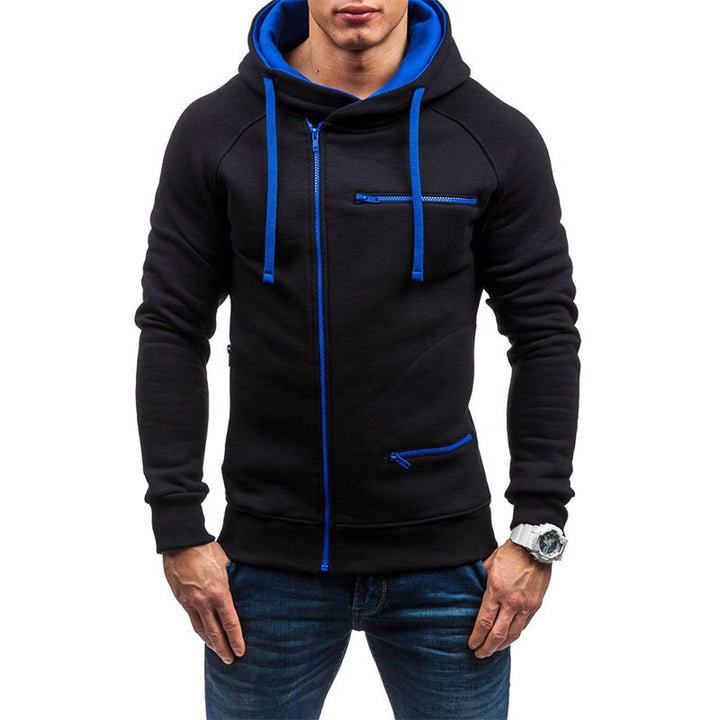 Levi Felpa con Zip Uomo Vardi – Hoodie Slim Fit in Poliestere con Design Casual
