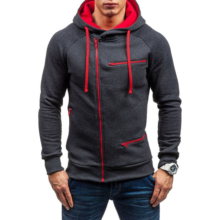 Levi Felpa con Zip Uomo Vardi – Hoodie Slim Fit in Poliestere con Design Casual