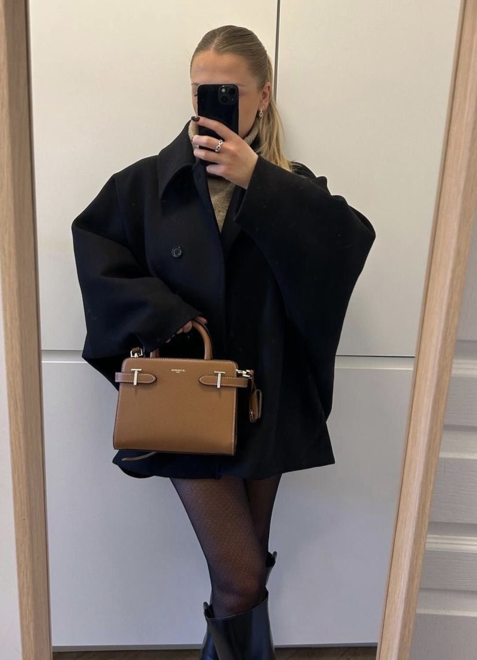 Olivia kåpe oversize dame i ull – varm, elegant og avslappet stil