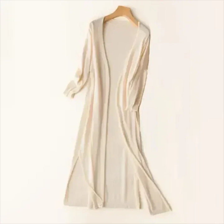 Éva | Cardigan Lungo Leggero Da Donna | Manica Lunga