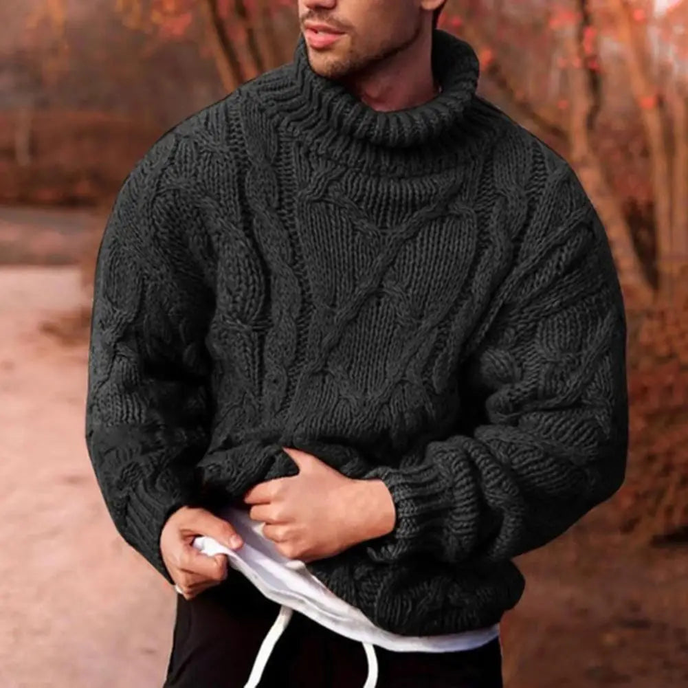 Isaiah Maglione Men's Winter Cable Knit – Chunky, Warm and Classic Style