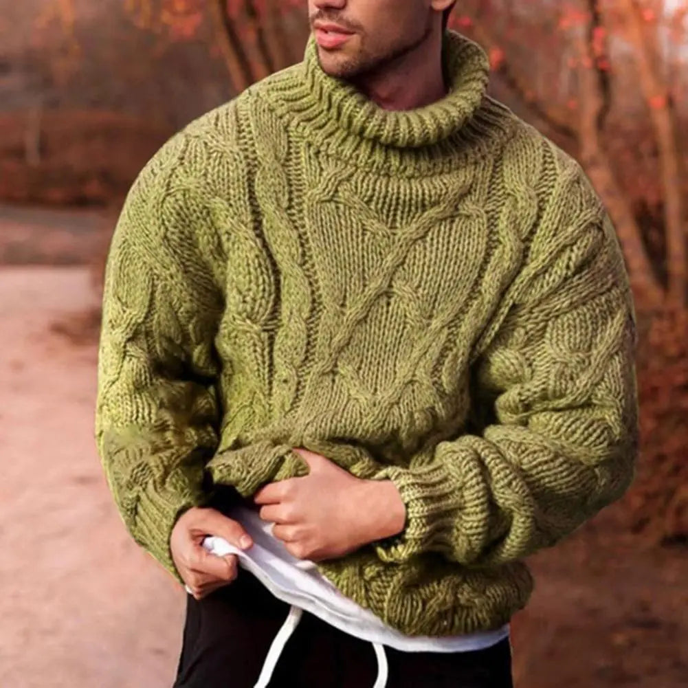 Isaiah Maglione Men's Winter Cable Knit – Chunky, Warm and Classic Style