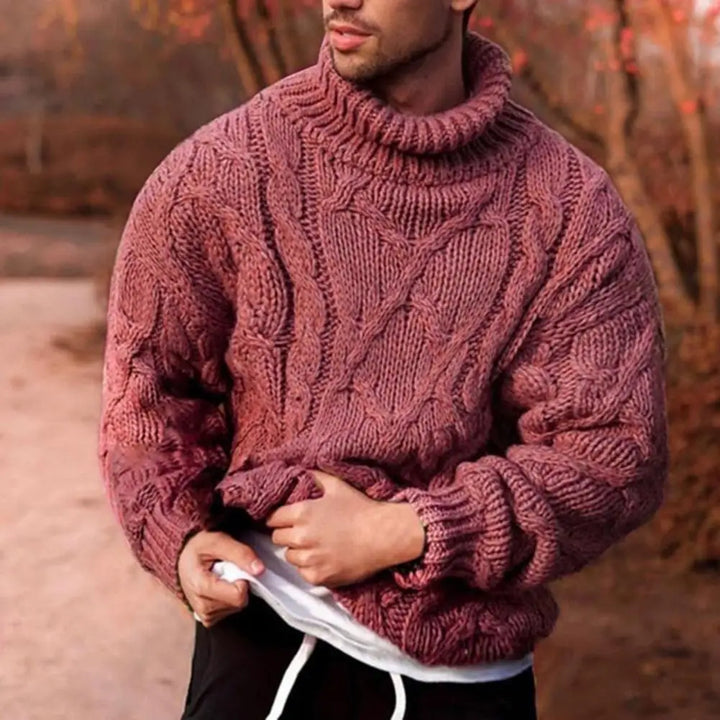 Isaiah Maglione Men's Winter Cable Knit – Chunky, Warm and Classic Style