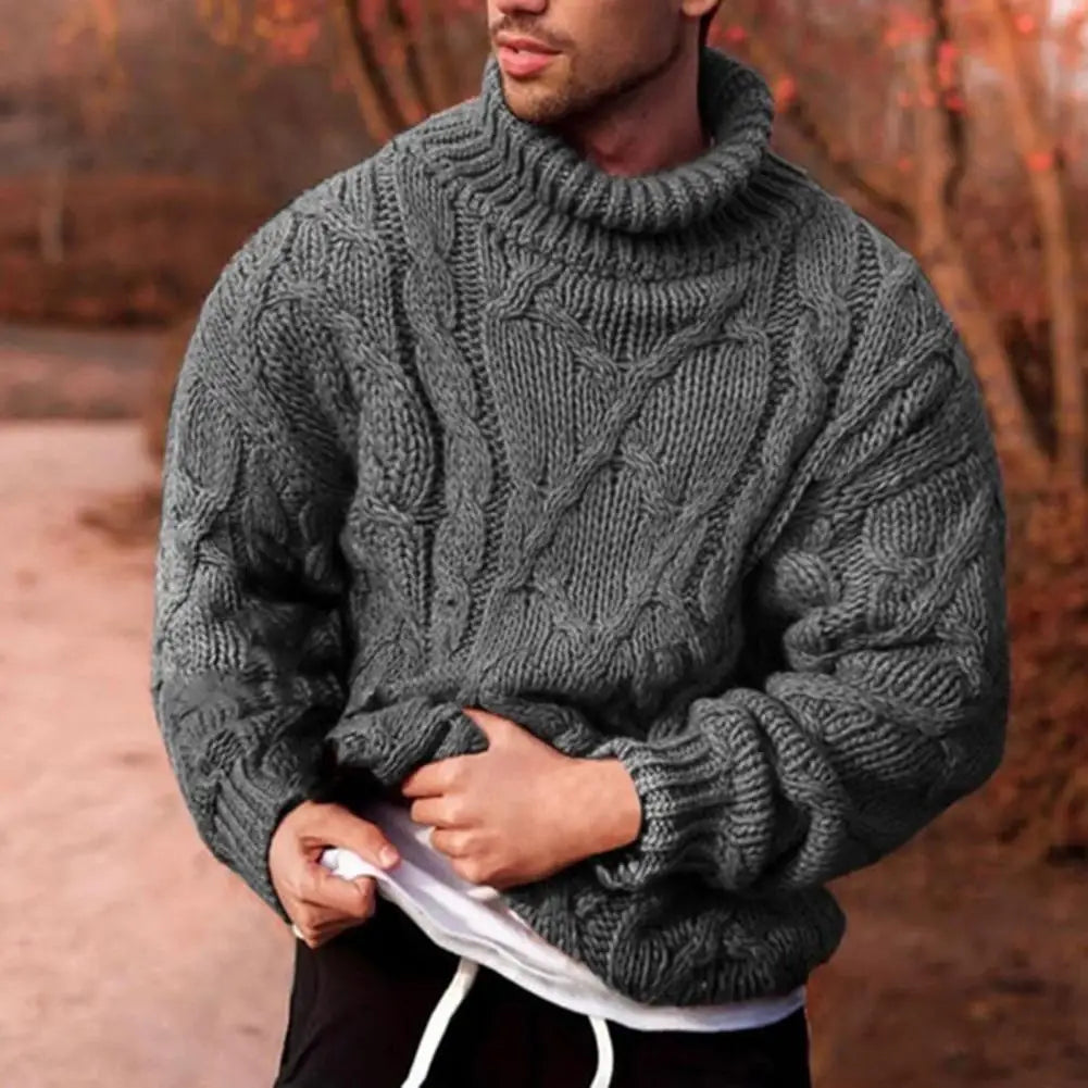 Isaiah Maglione Men's Winter Cable Knit – Chunky, Warm and Classic Style
