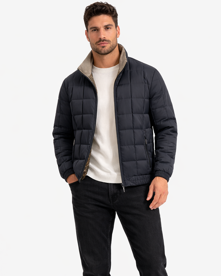Hugo Piumino Invernale Uomo Puffer – Ελαφρύ Ζεστό Μπουφάν Winterguard για Έντονο Κρύο